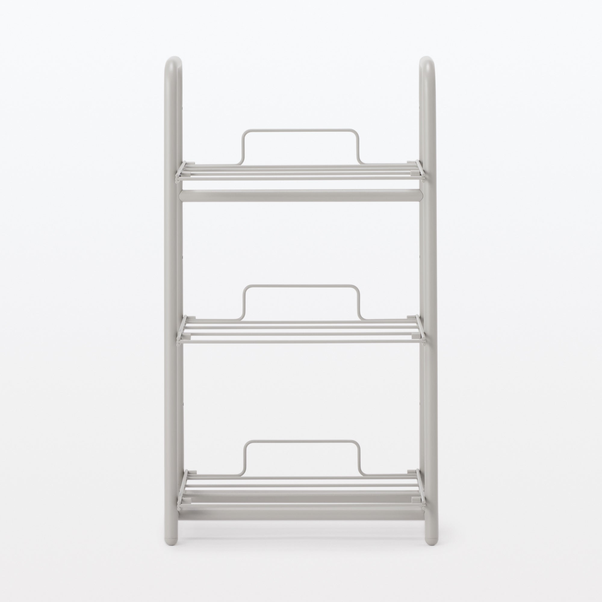 Steel Pipe Storage Rack - Warm Gray