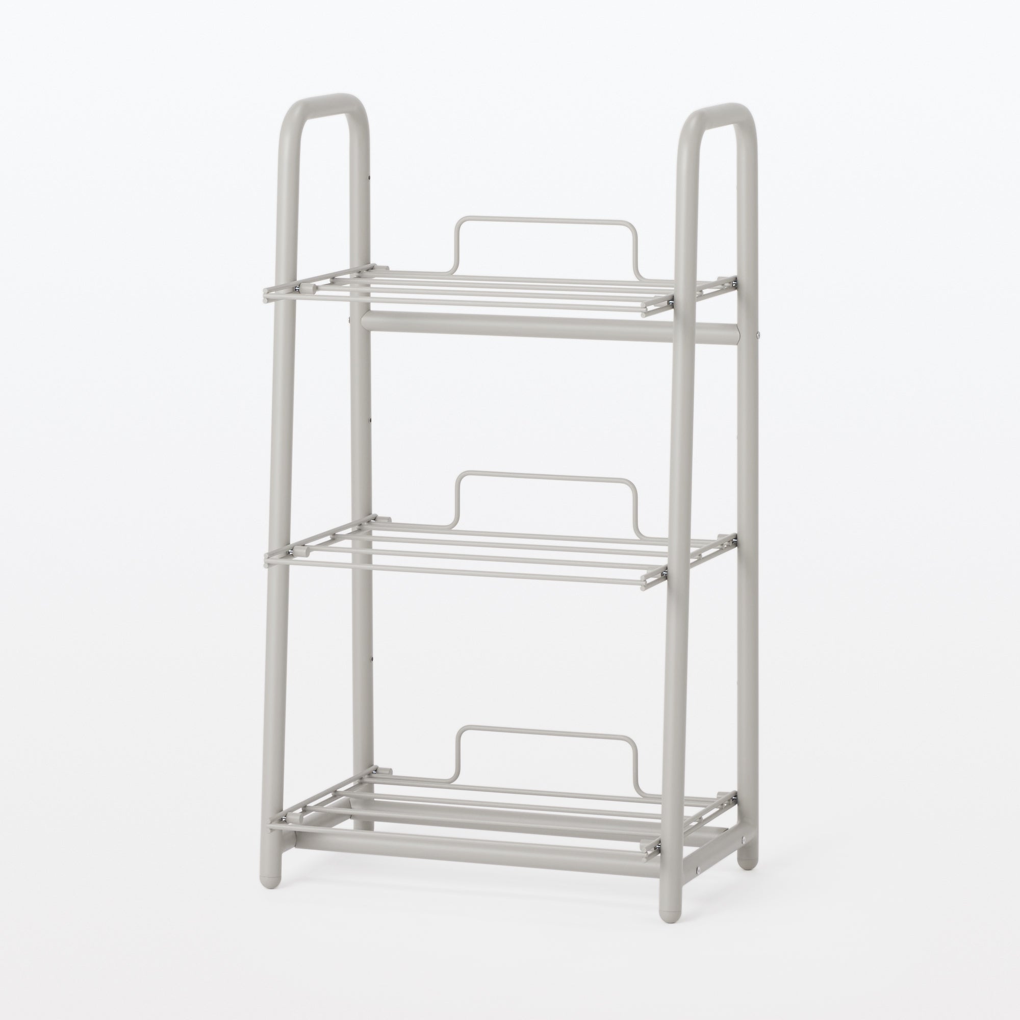 Steel Pipe Storage Rack - Warm Gray