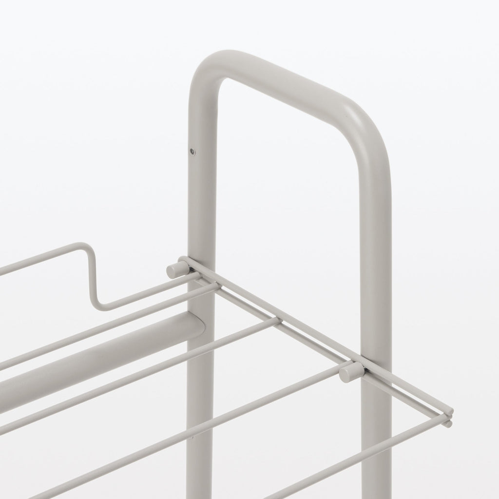 Steel Pipe Storage Rack - Warm Gray