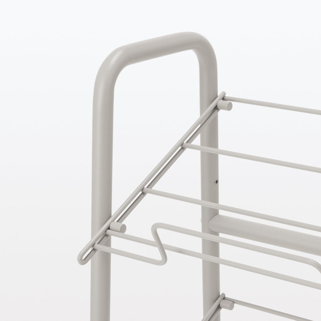 Steel Pipe Storage Rack - Warm Gray