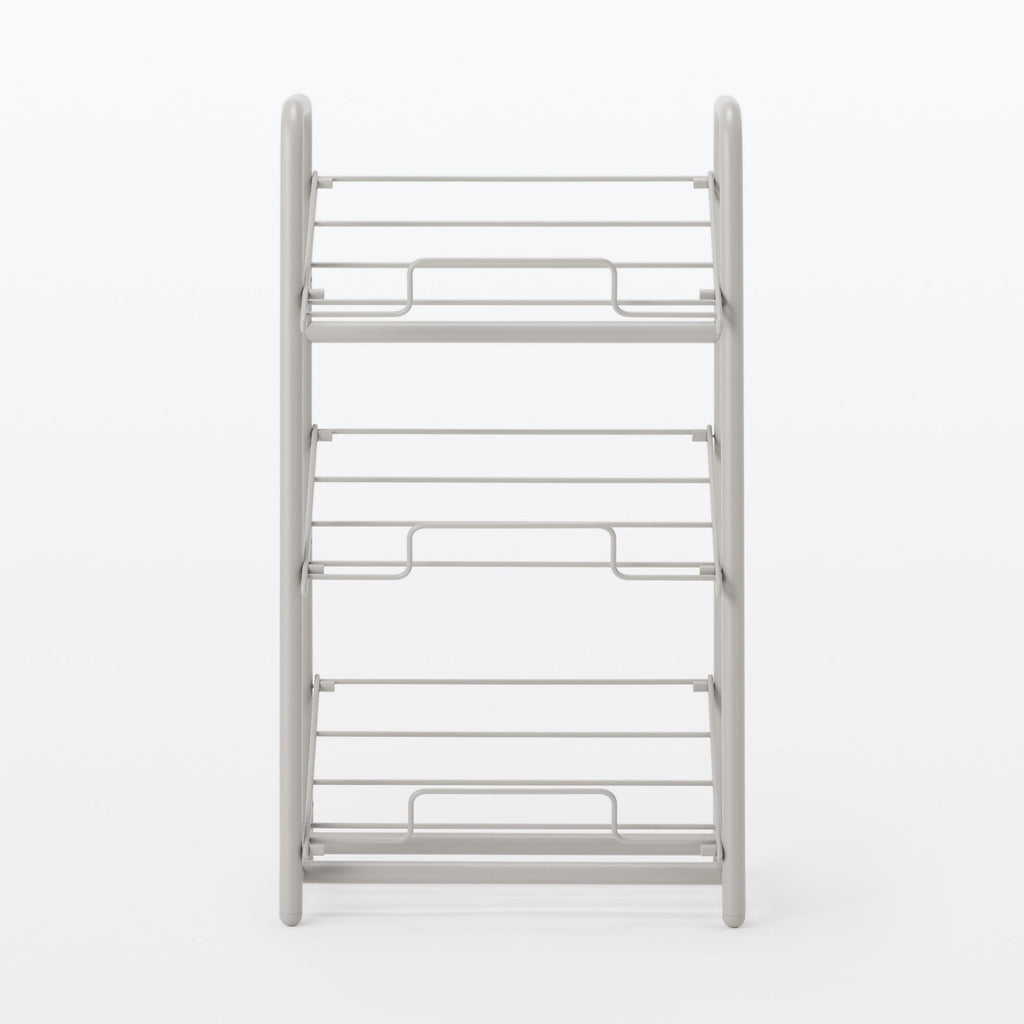 Steel Pipe Storage Rack - Warm Gray