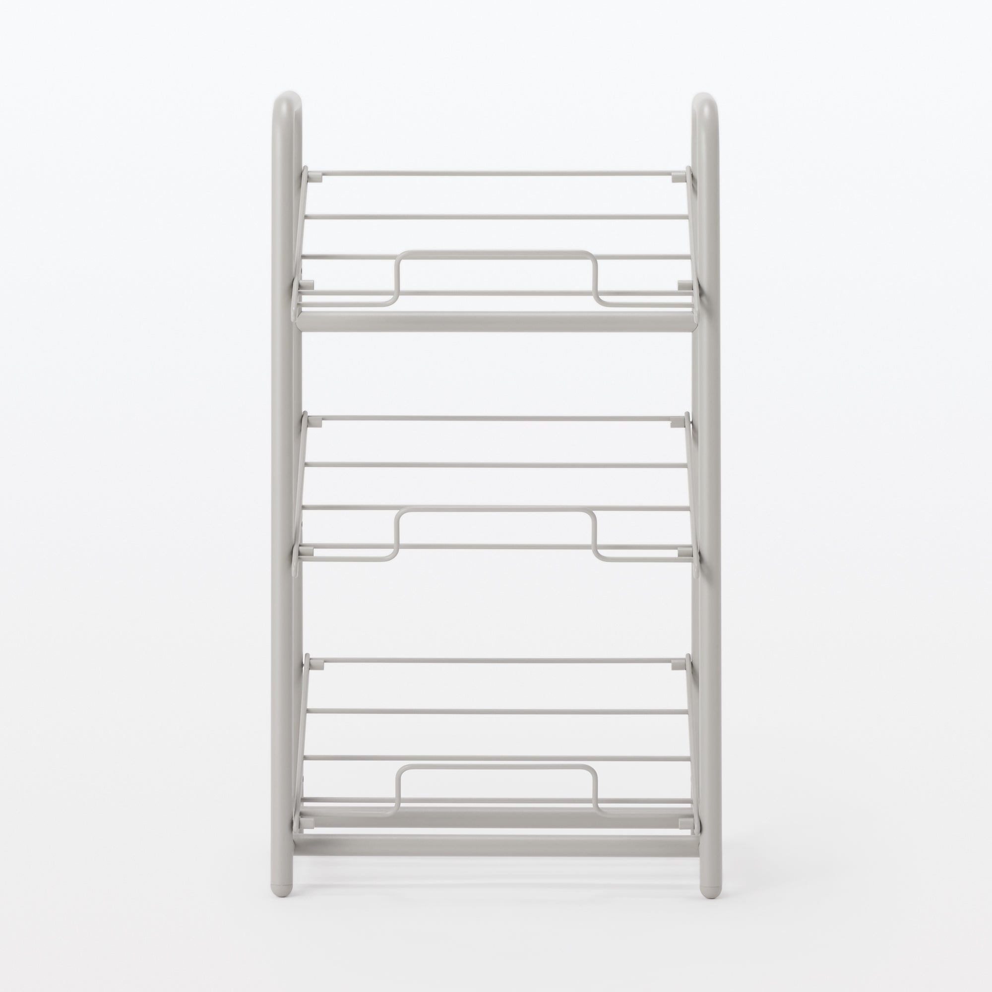 Steel Pipe Storage Rack - Warm Gray