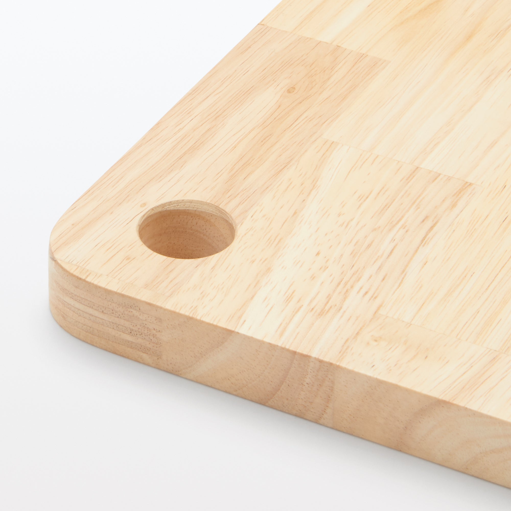 Rubberwood Rectangular Cutting Board - Large