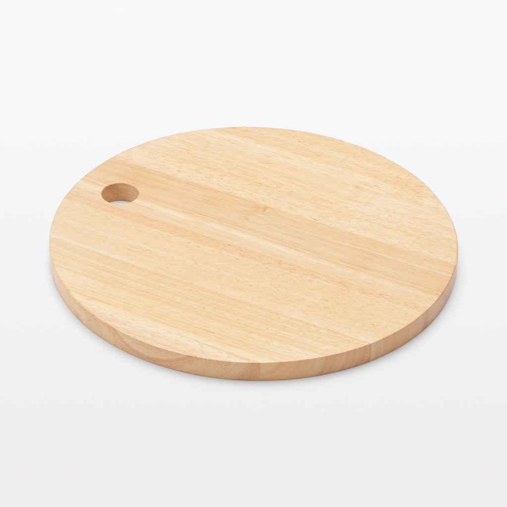 Rubberwood Round Cutting Board - Large