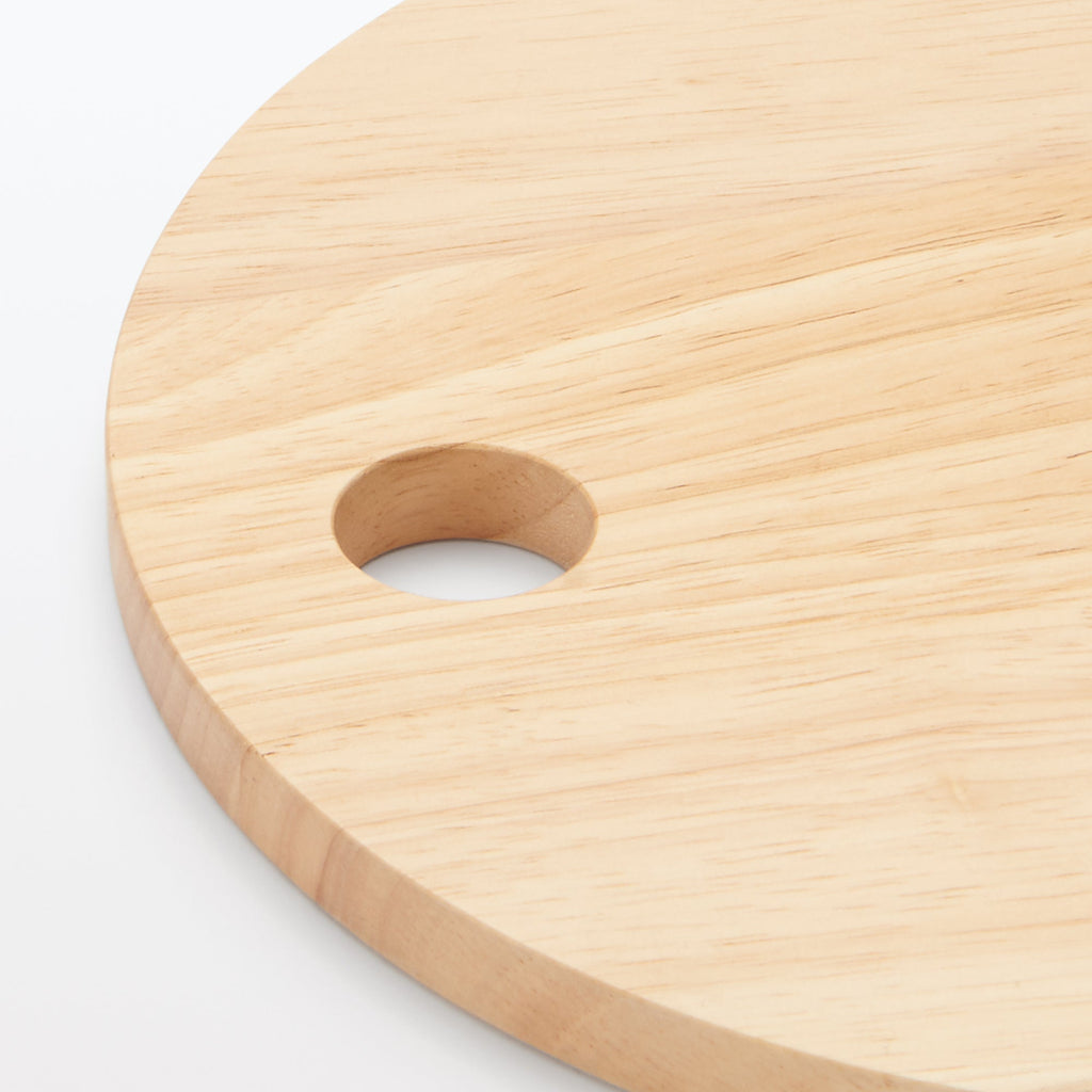 Rubberwood Round Cutting Board - Small