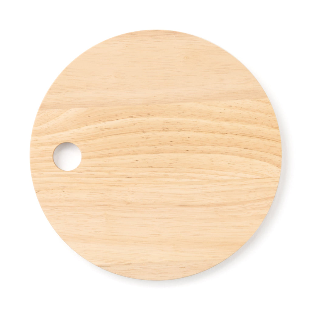 Rubberwood Round Cutting Board - Small