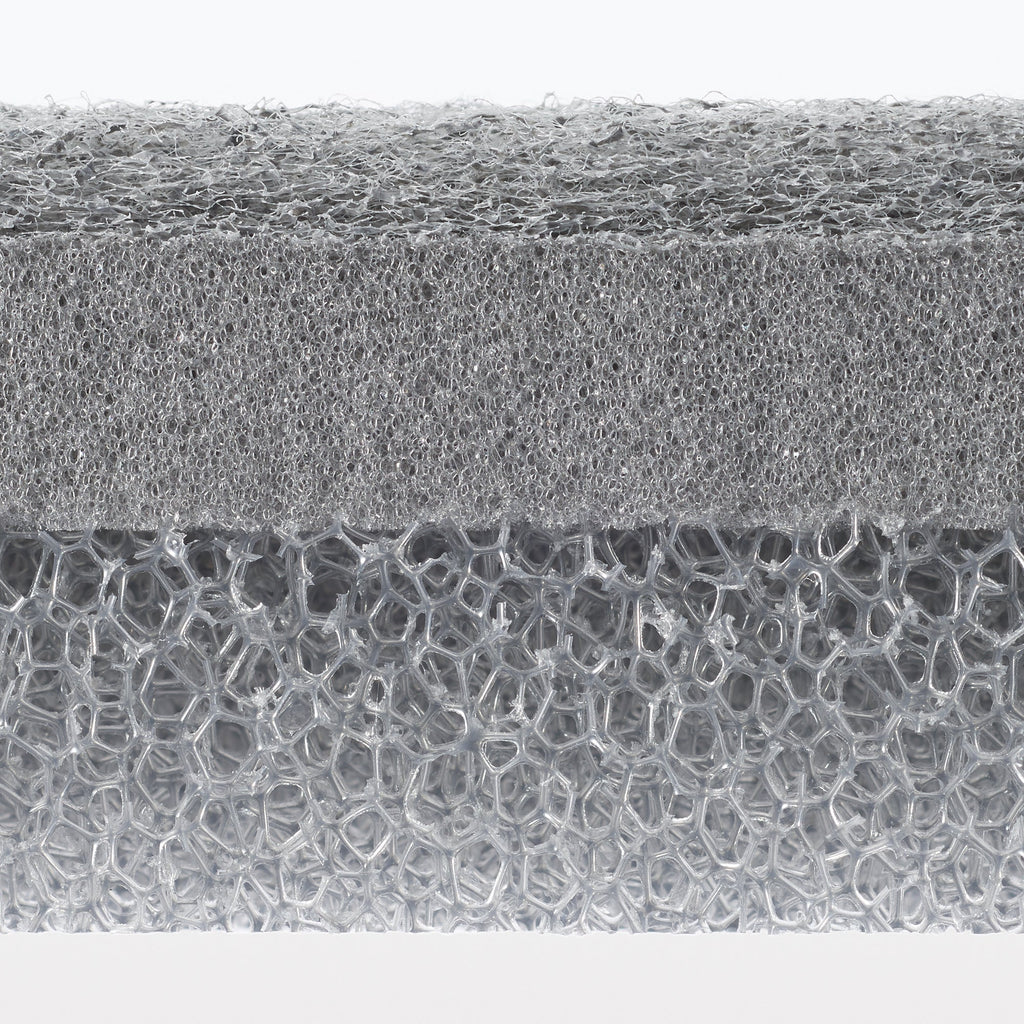 Urethane Foam 3-Layer Sponge 3 Pack Gray