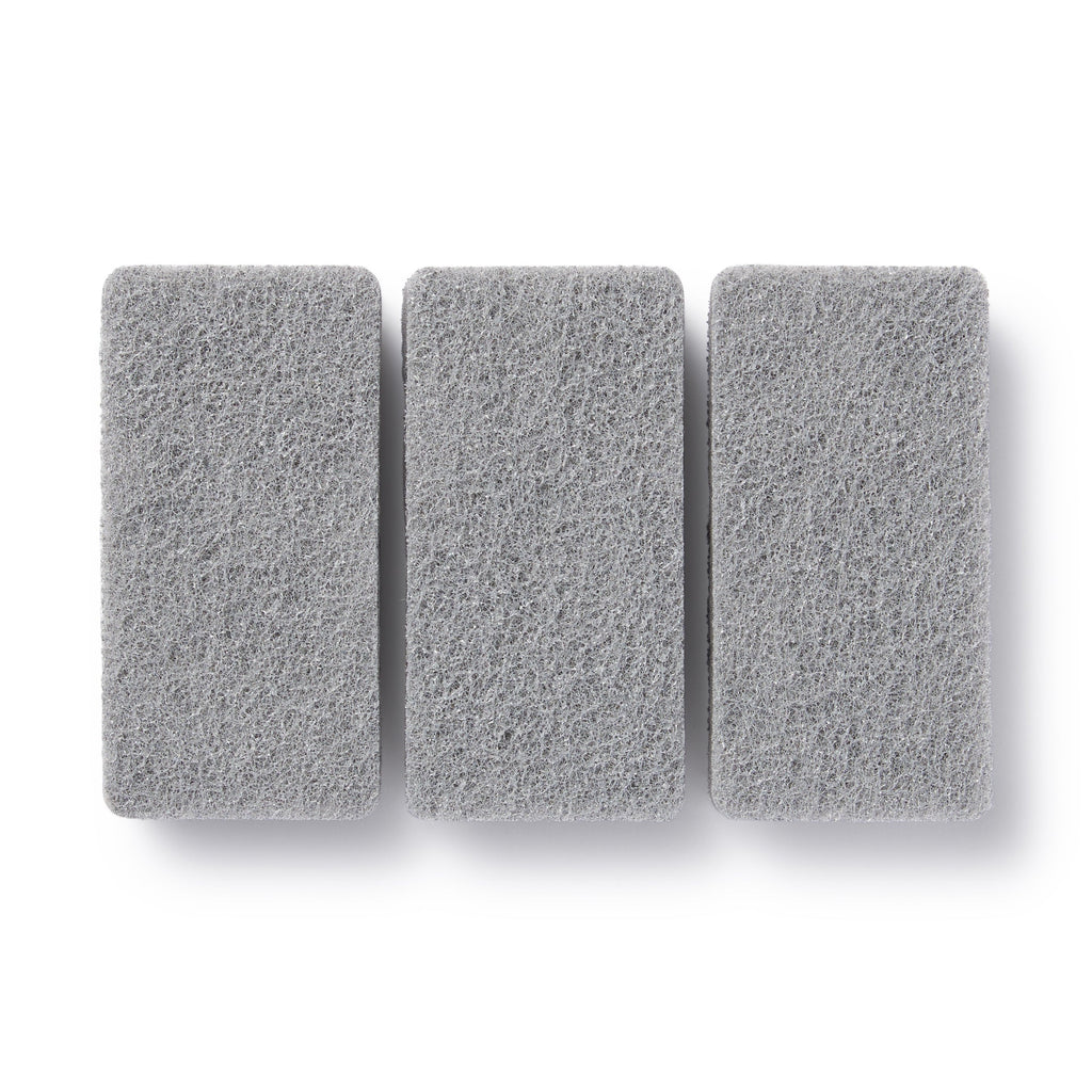 Urethane Foam 3-Layer Sponge 3 Pack Gray