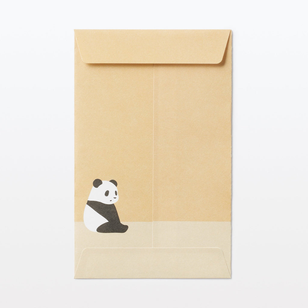 Bamboo Paper Petit Envelope - Small - Giant Panda 3 Pack