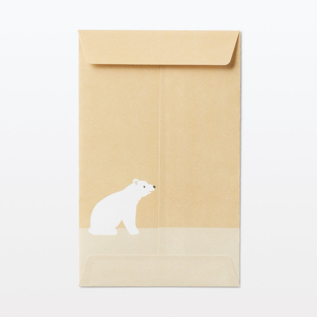 Bamboo Paper Petit Envelope - Small - Polar Bear 3 Pack