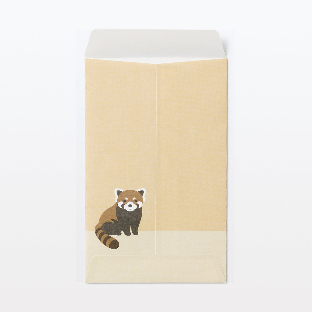 Bamboo Paper Petit Envelope - Small - Red Panda 3 Pack