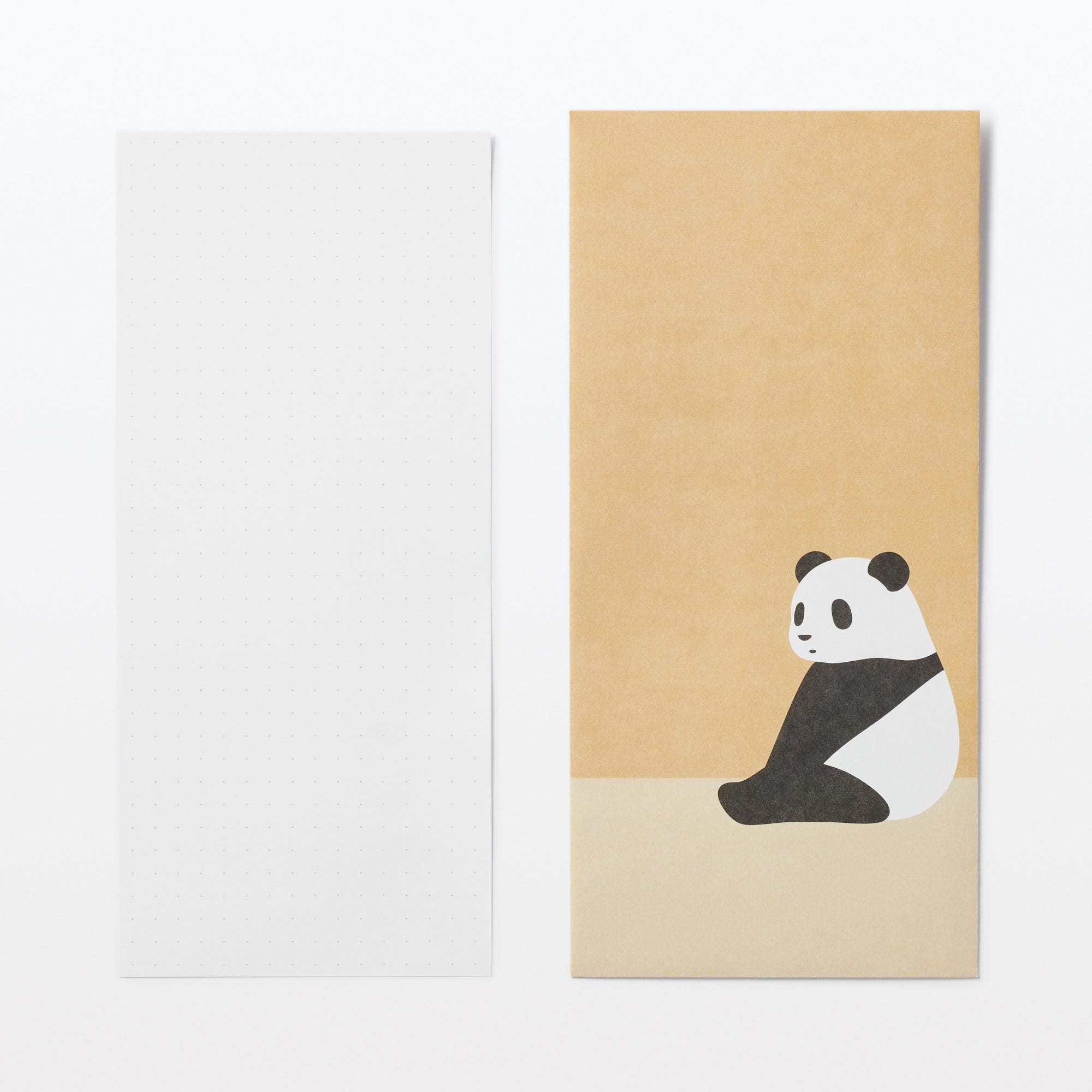 Bamboo Paper Petit Envelope - Large - Giant Panda 3 Pack