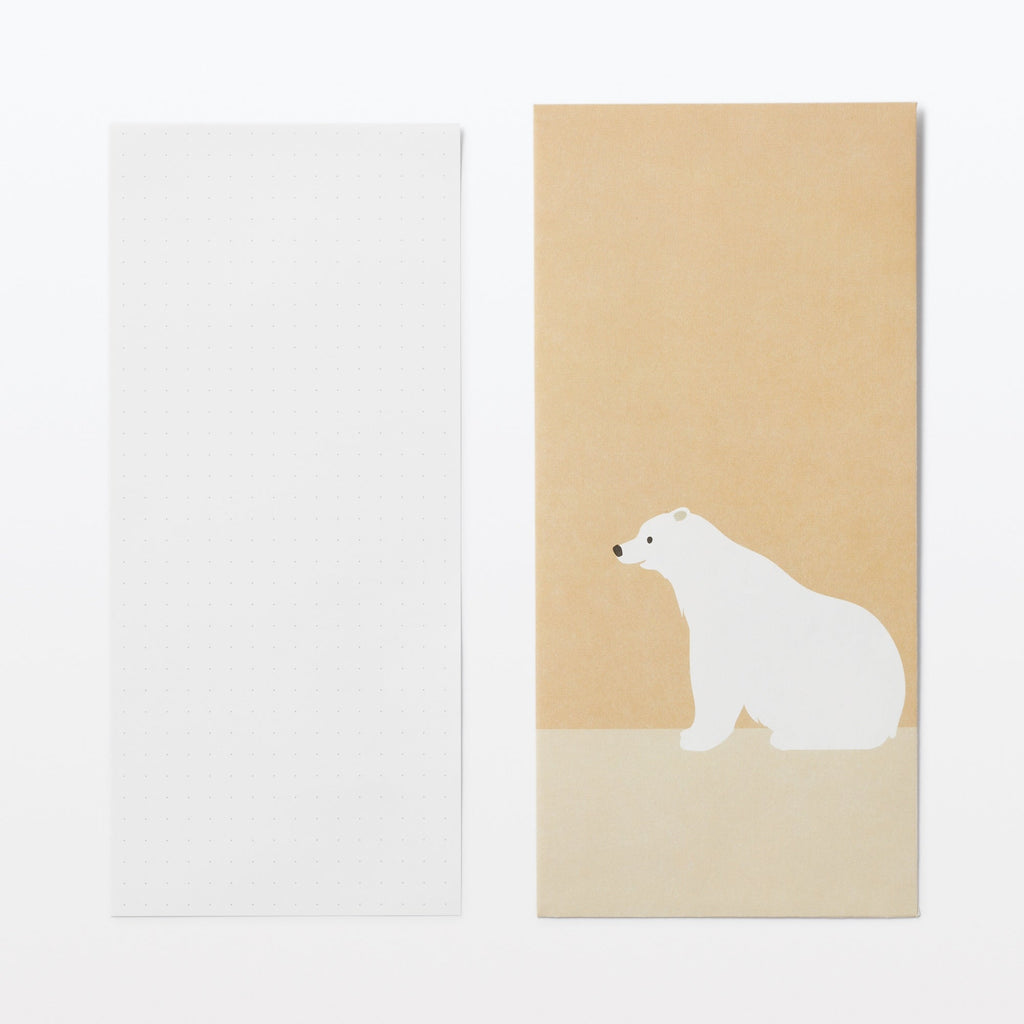 Bamboo Paper Petit Envelope - Large - Polar Bear 3 Pack