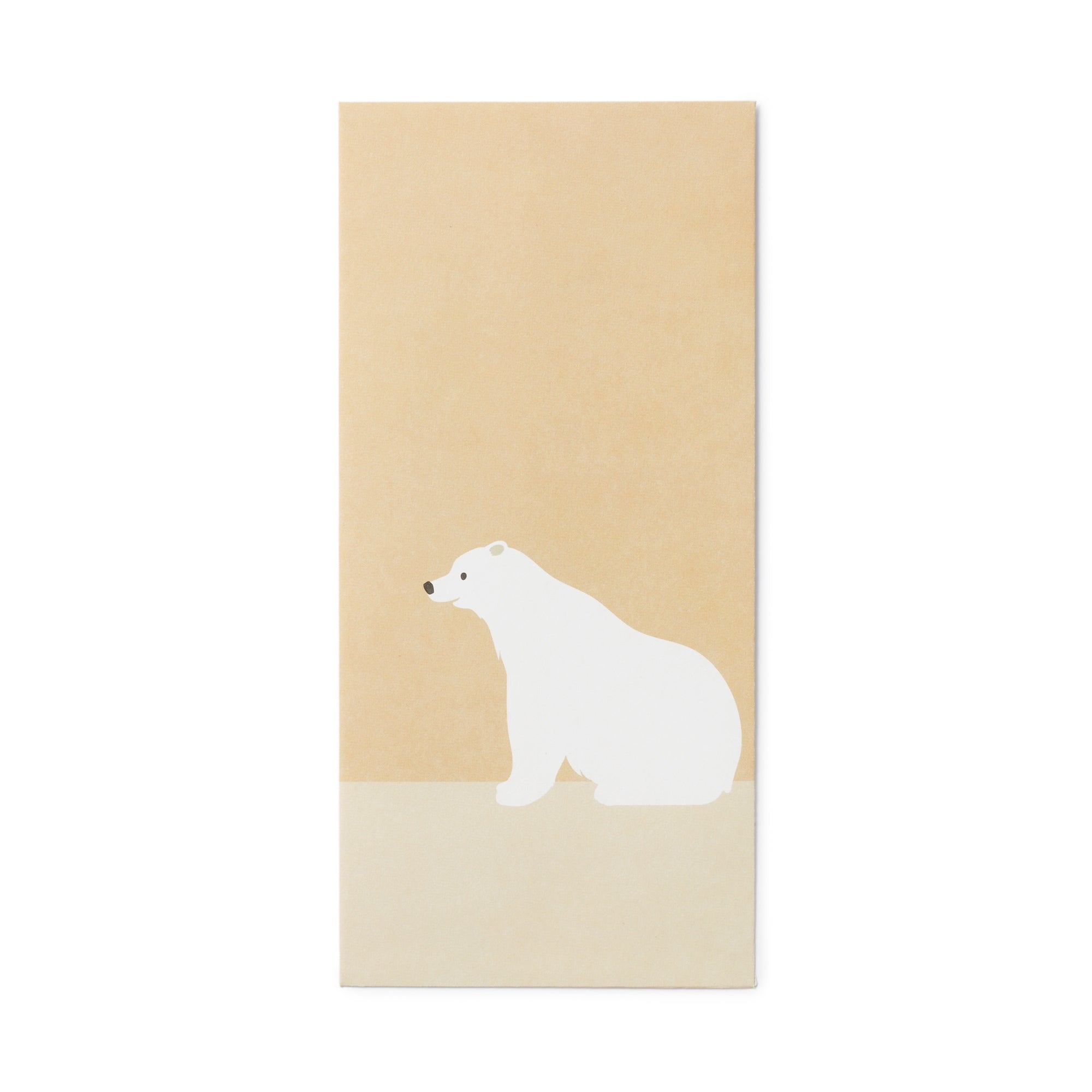 Bamboo Paper Petit Envelope - Large - Polar Bear 3 Pack