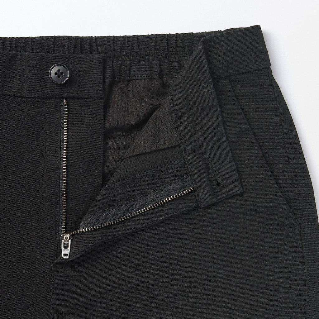 Women's 4-Way Stretch Chino Slim Tapered Pants (L 32inch / 80cm)