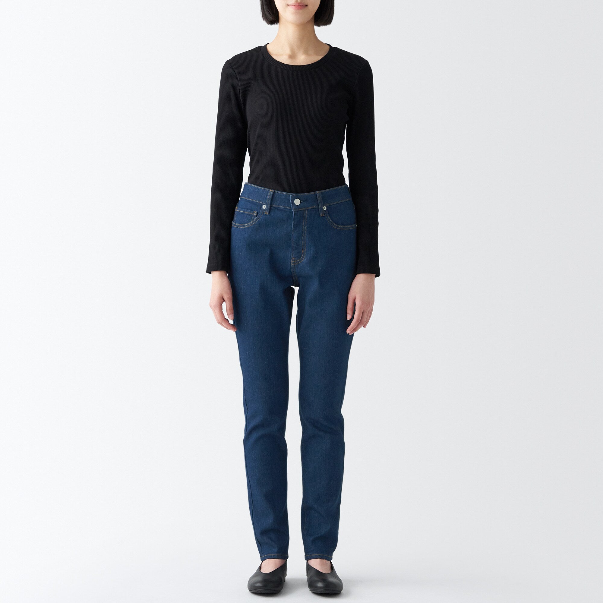 Women's Stretch Denim Slim Pants Blue