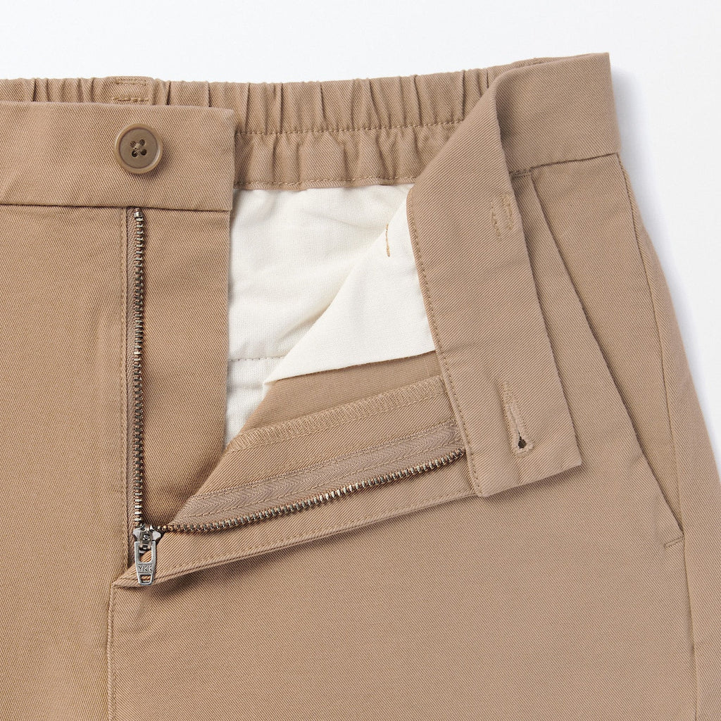 Women's 4-Way Stretch Chino Slim Tapered Pants (L 32inch / 80cm)