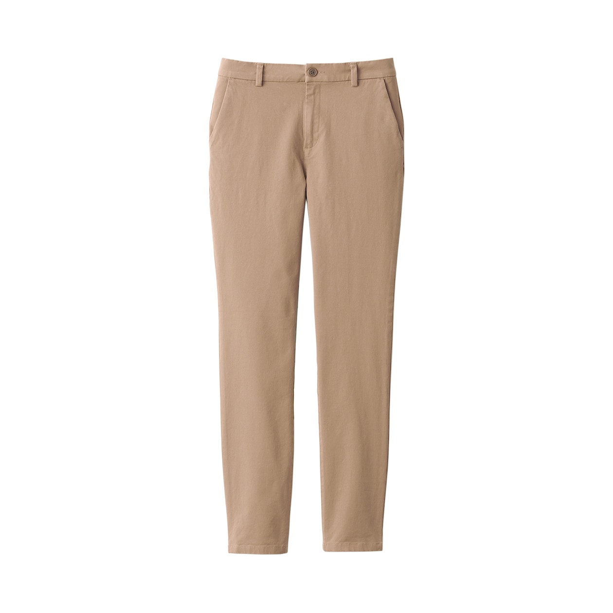 Women's 4-Way Stretch Chino Slim Tapered Pants (L 32inch / 80cm)