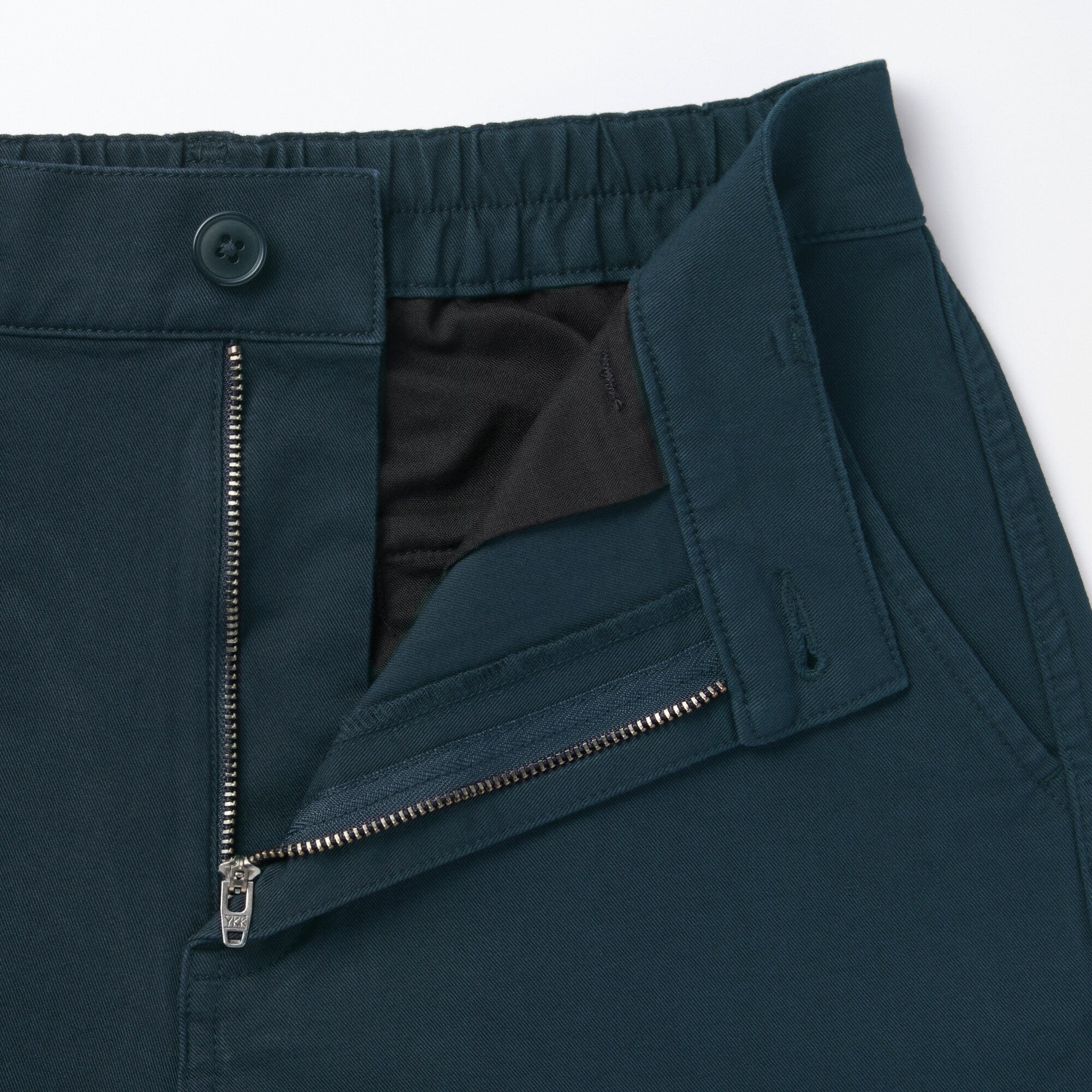 Women's 4-Way Stretch Chino Wide Straight Pants (L 32inch / 80cm)