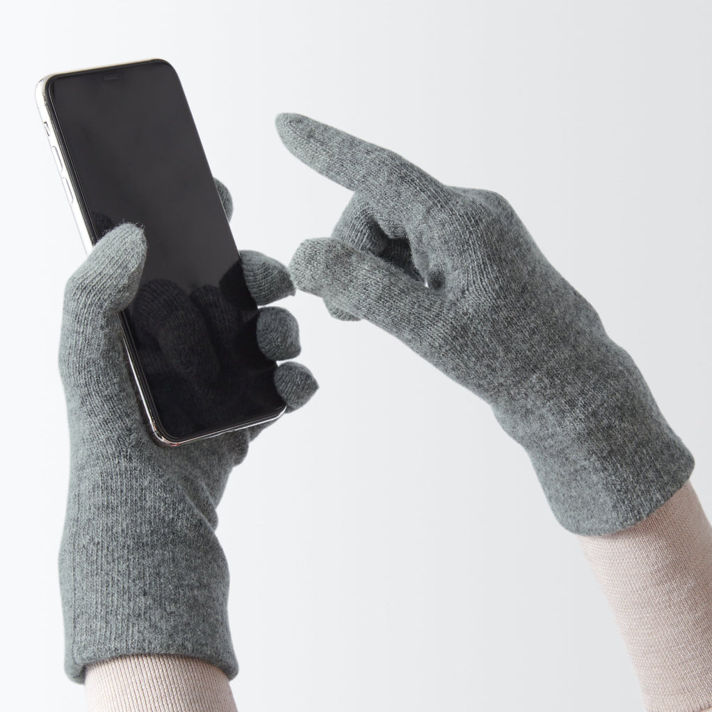 Wool Blend Touchscreen Gloves
