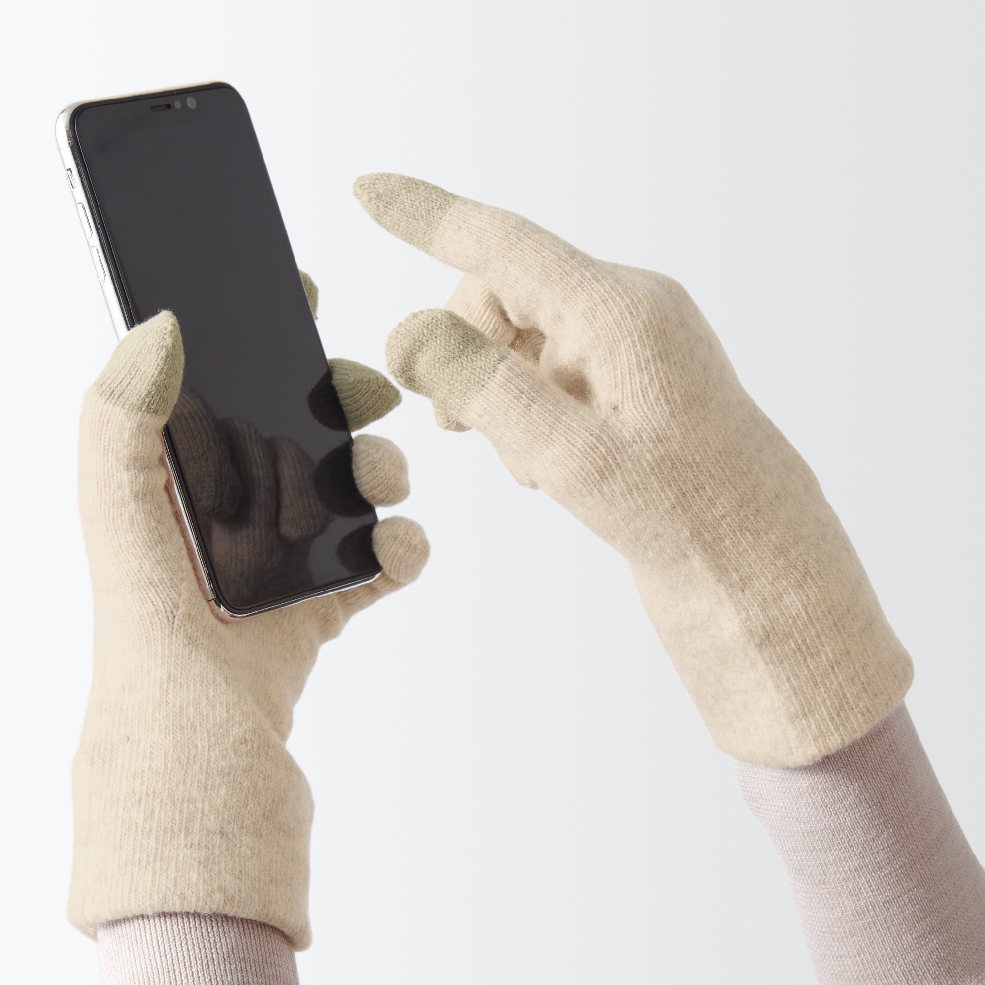 Wool Blend Touchscreen Gloves