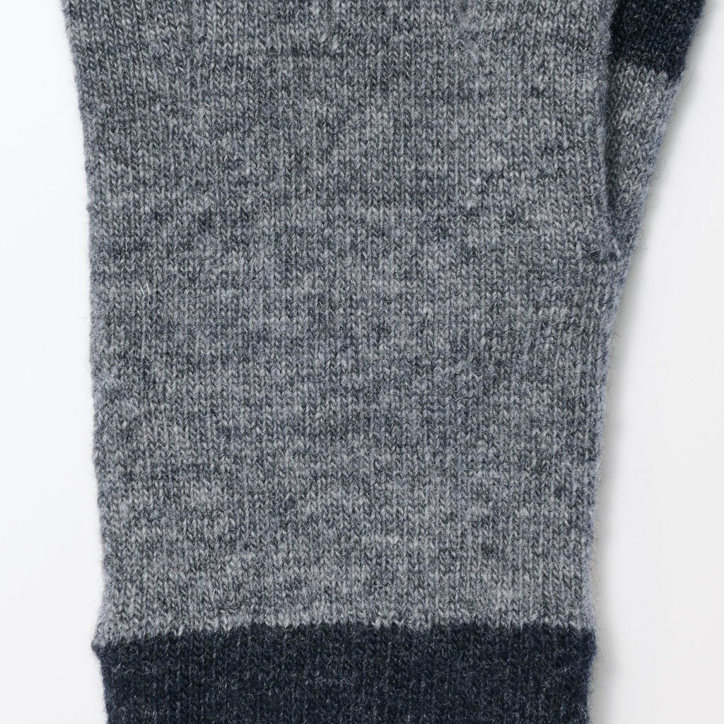 Wool Blend Touchscreen Bicolor Gloves