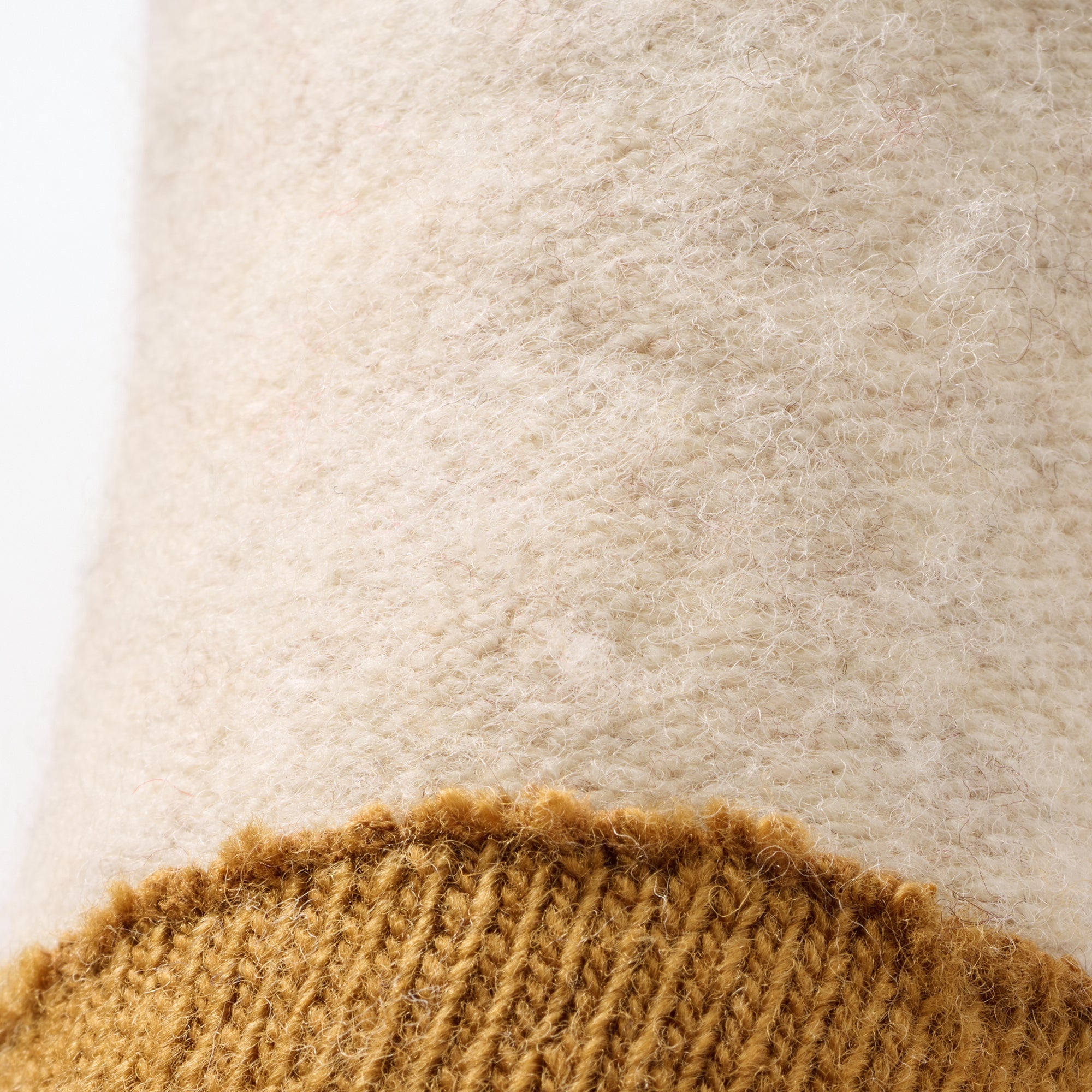 Wool Blend Touchscreen Bicolor Gloves