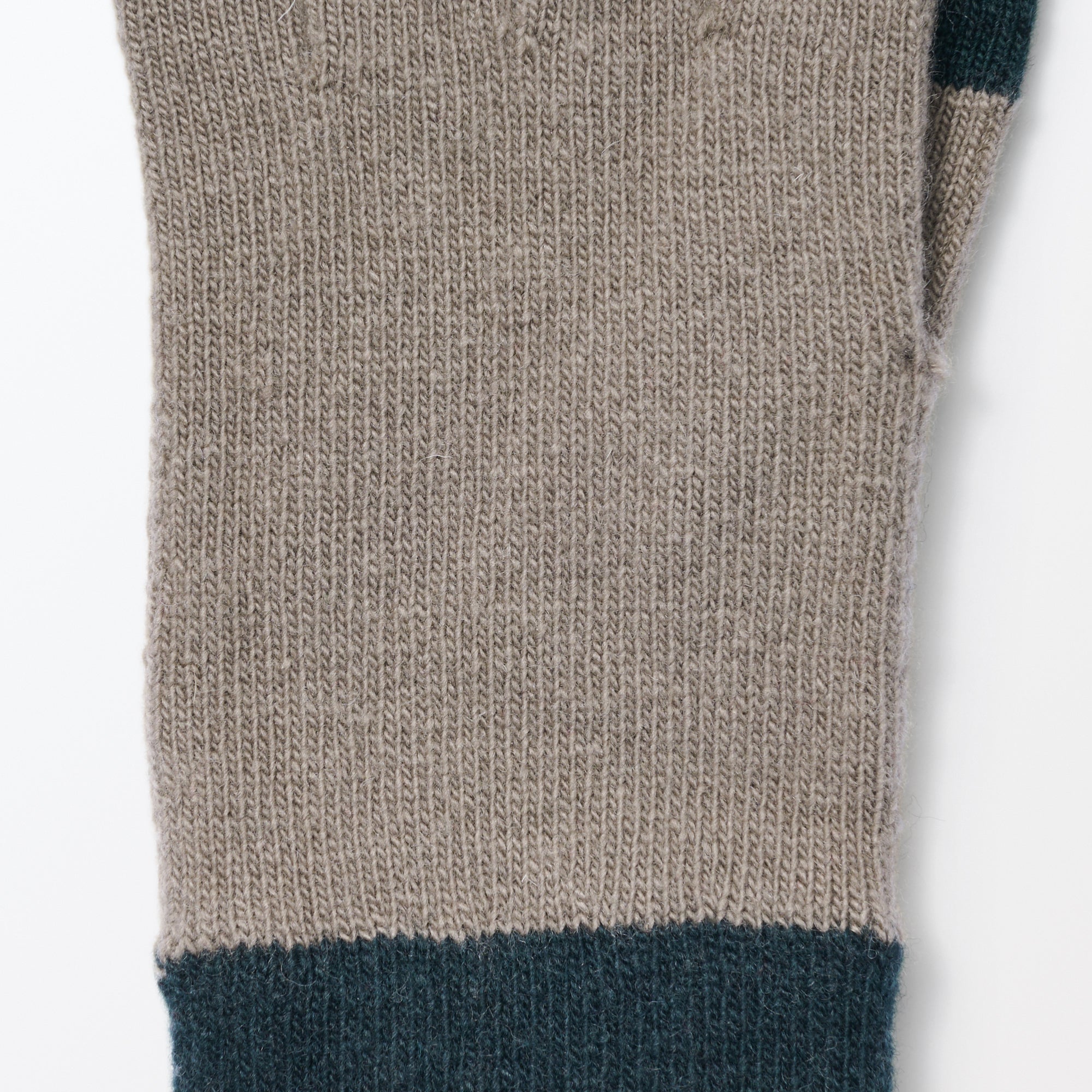 Wool Blend Touchscreen Bicolor Gloves