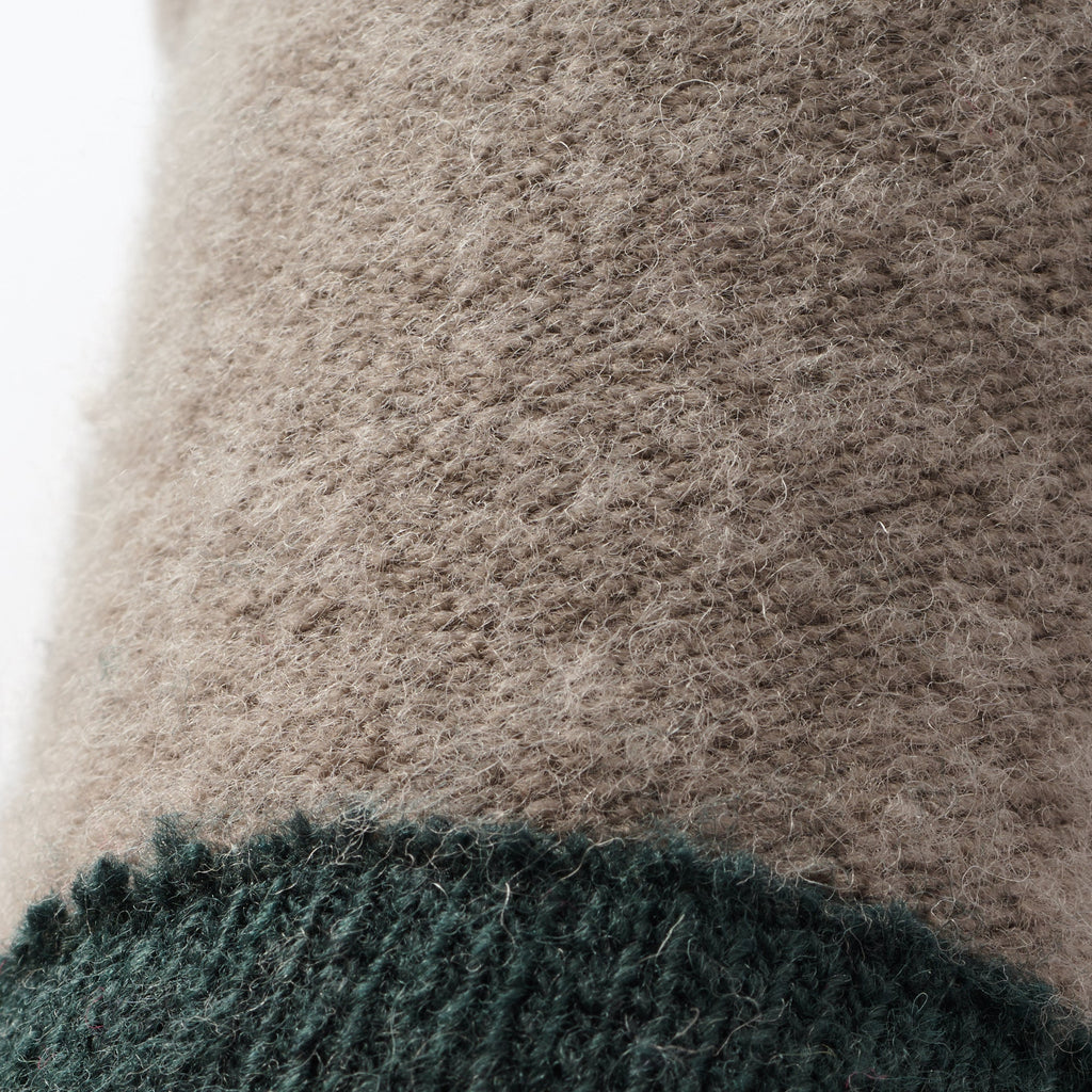 Wool Blend Touchscreen Bicolor Gloves