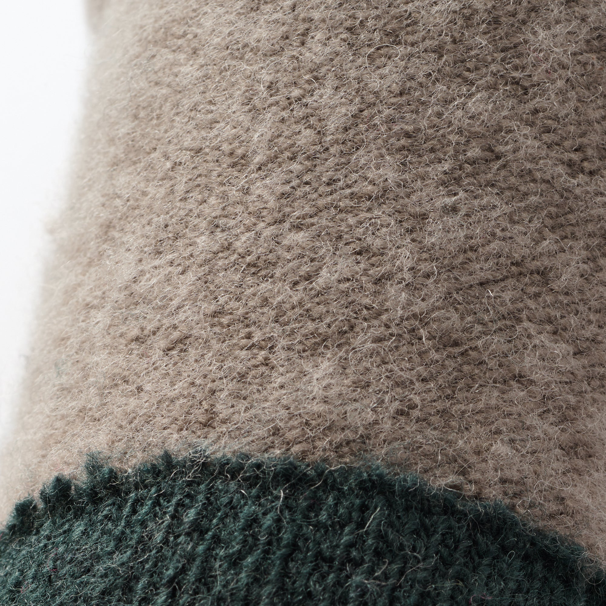Wool Blend Touchscreen Bicolor Gloves