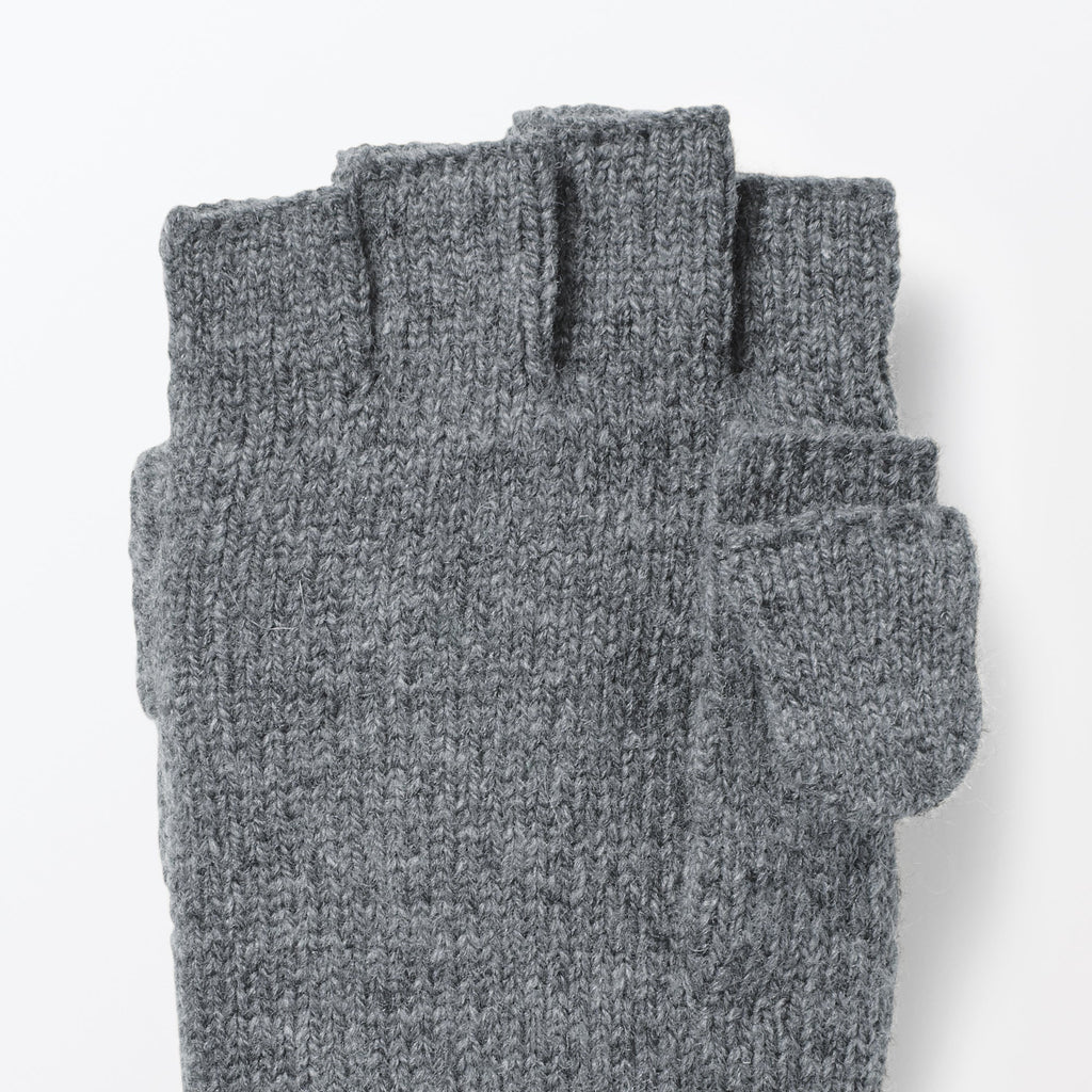 Recycled Polyester Blend Fingerless Gloves