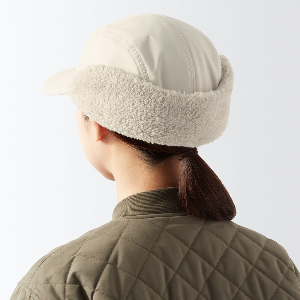 Water Repellent Boa Fleece Cap