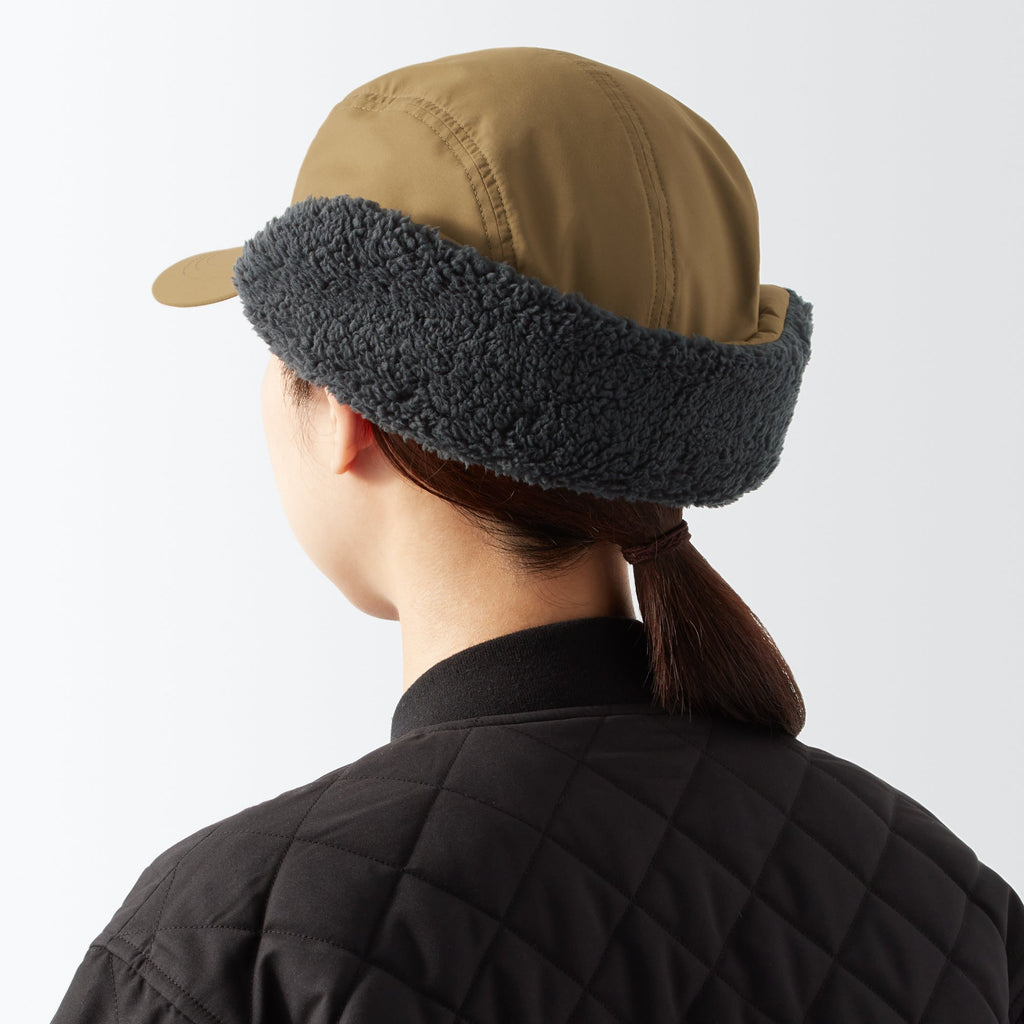 Water Repellent Boa Fleece Cap