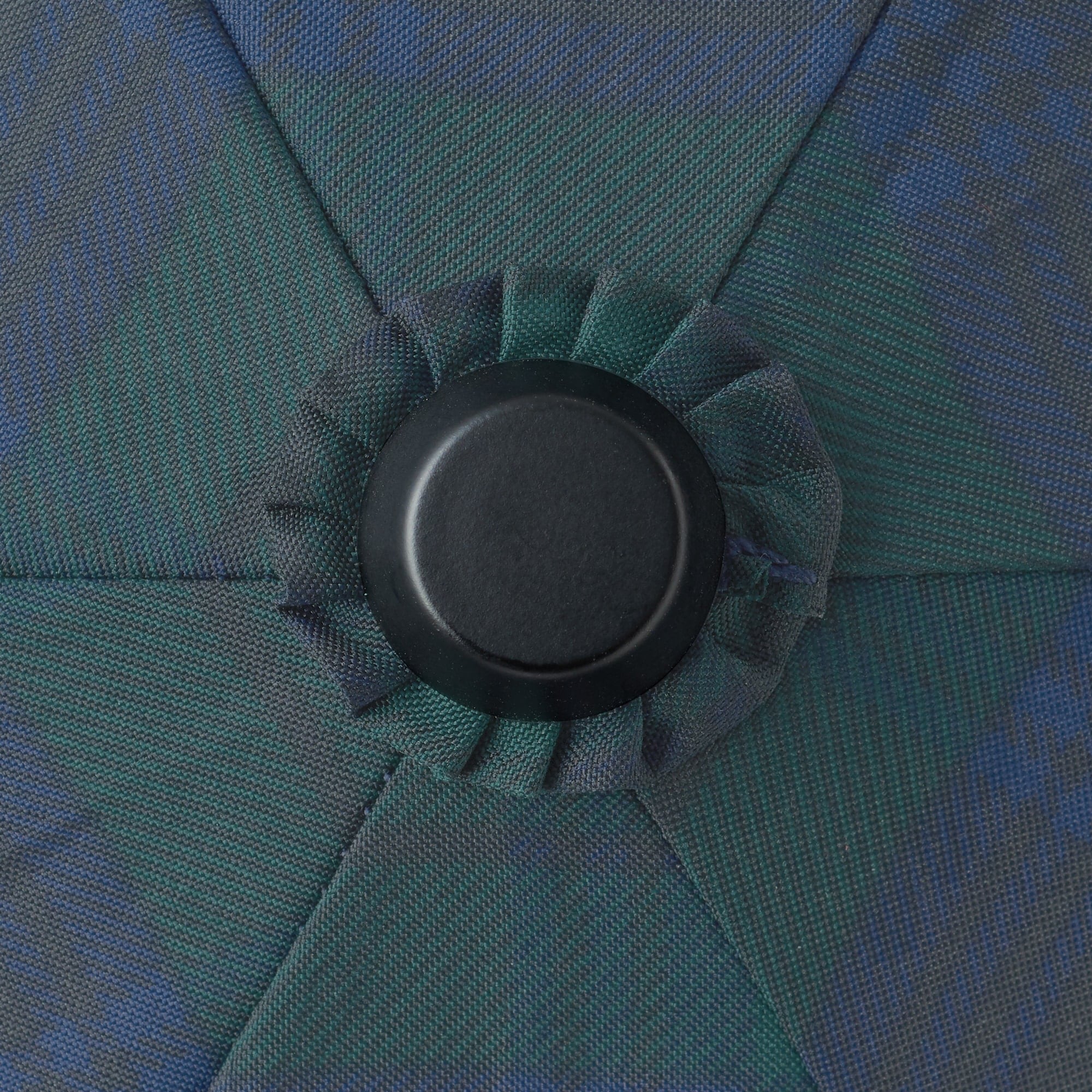 2 Way Foldable Umbrella - Dark Green Check