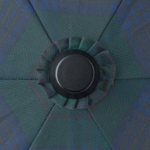 2 Way Foldable Umbrella - Dark Green Check