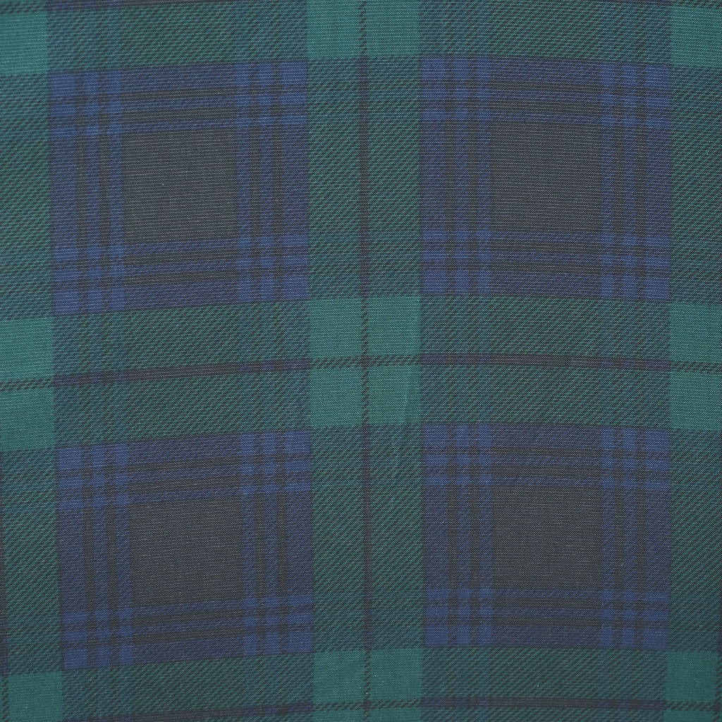 2 Way Foldable Umbrella - Dark Green Check