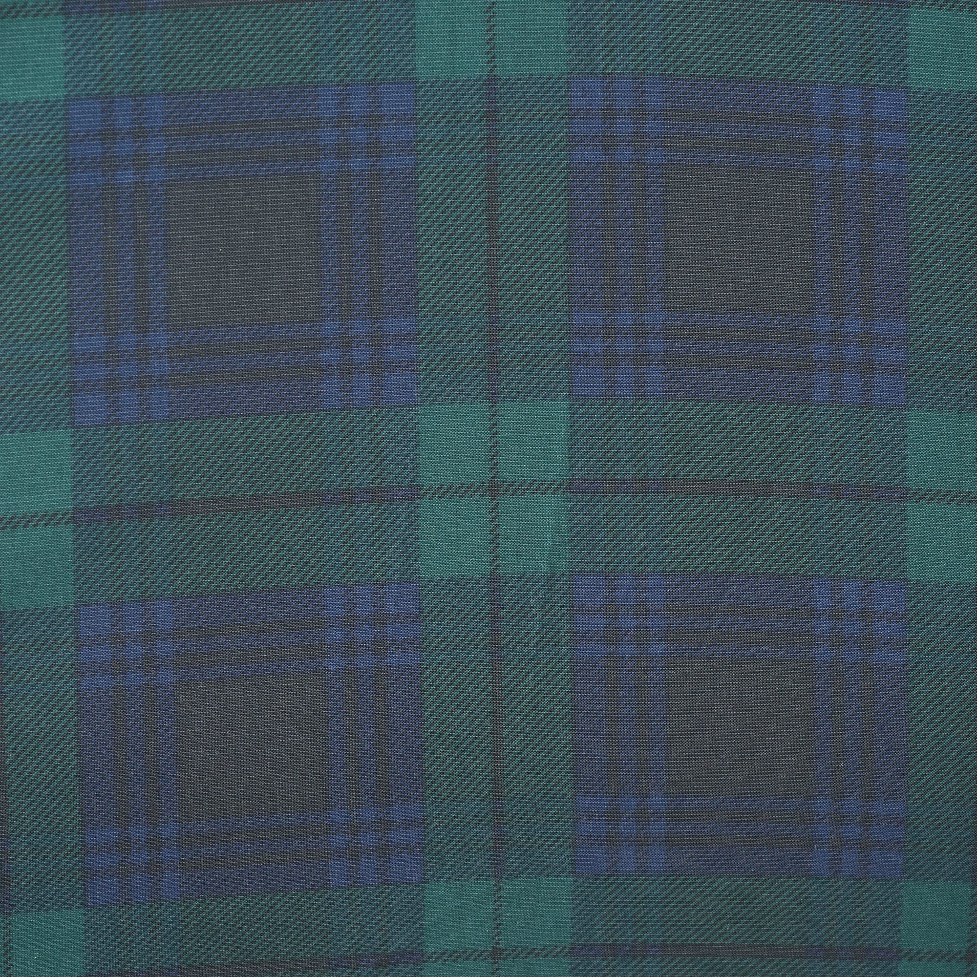 2 Way Foldable Umbrella - Dark Green Check