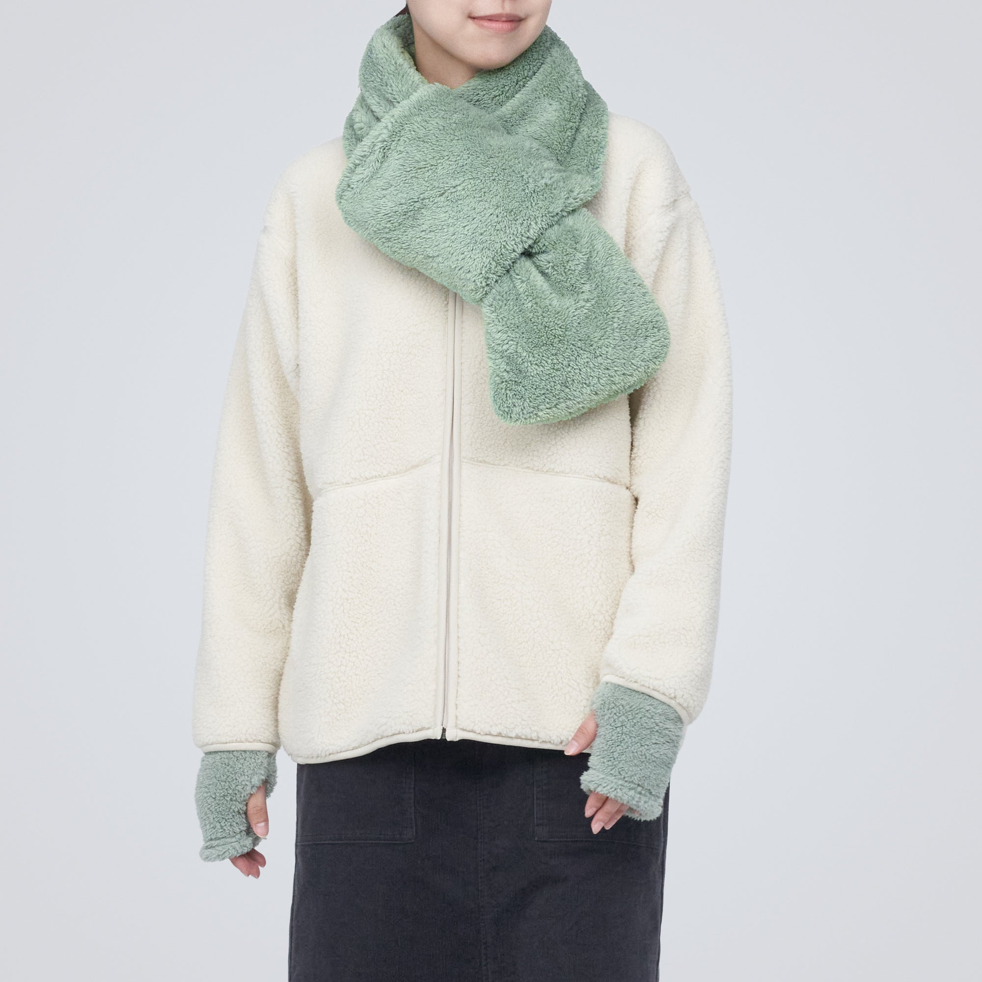 Recycled Polyester Boa Fleece Hand Warmers