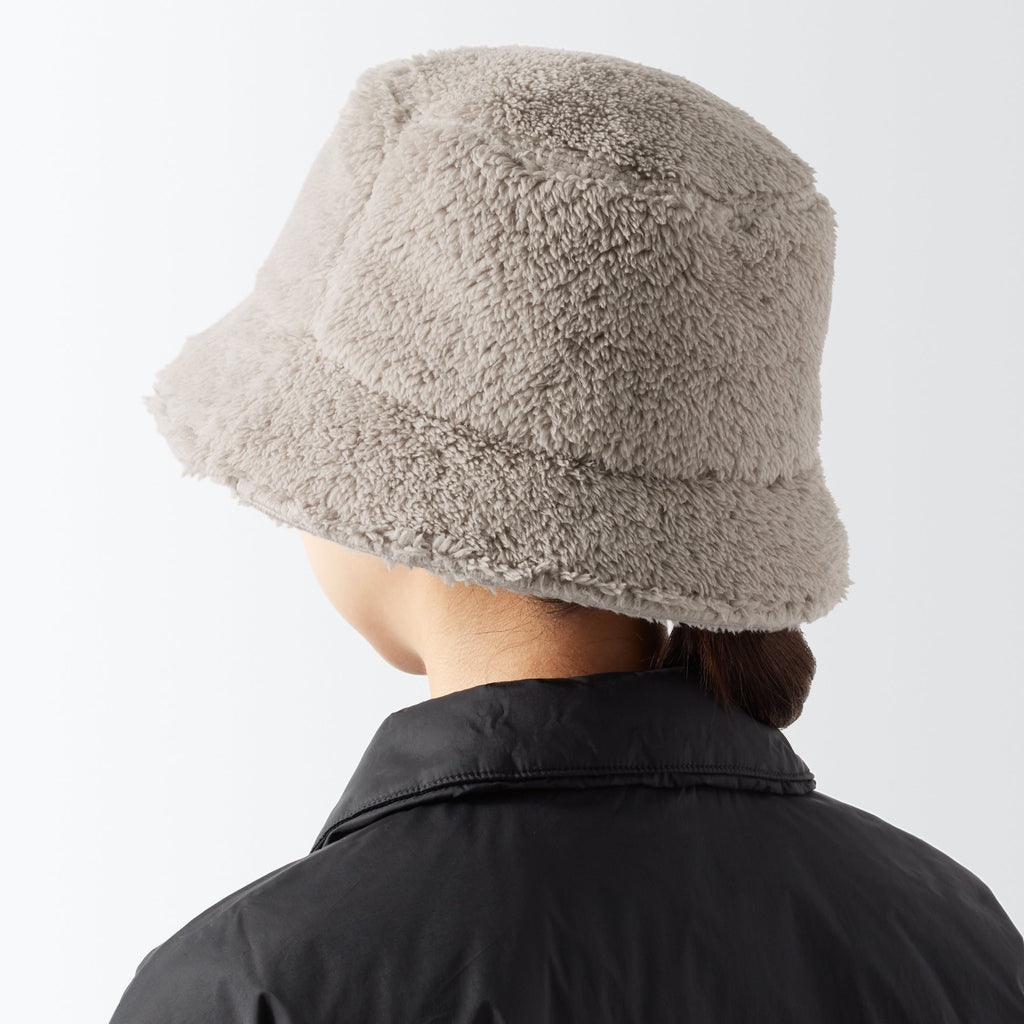 Recycle Polyester Boa Bucket Hat