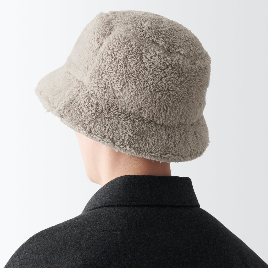 Recycle Polyester Boa Bucket Hat