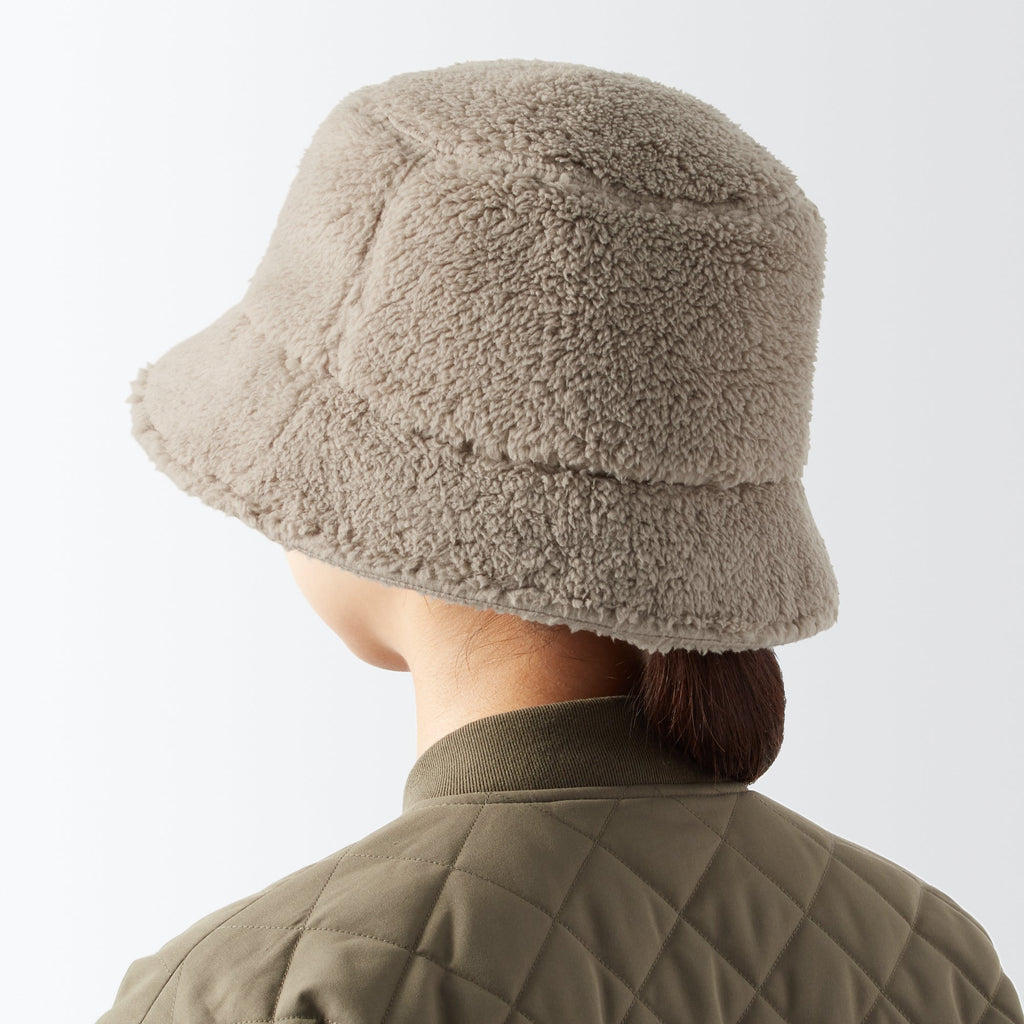 Recycle Polyester Boa Bucket Hat