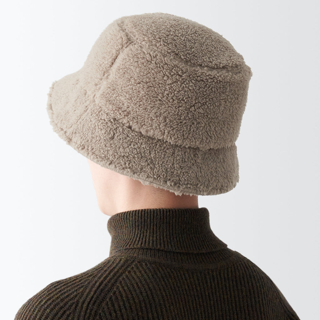 Recycle Polyester Boa Bucket Hat