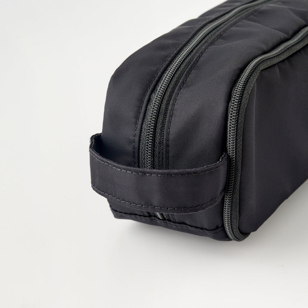 Nylon Pen Case with Window - Black