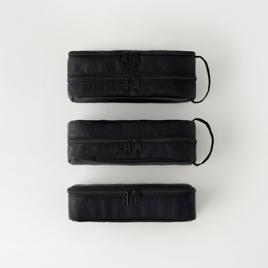 Nylon Pen Case with Window - Black