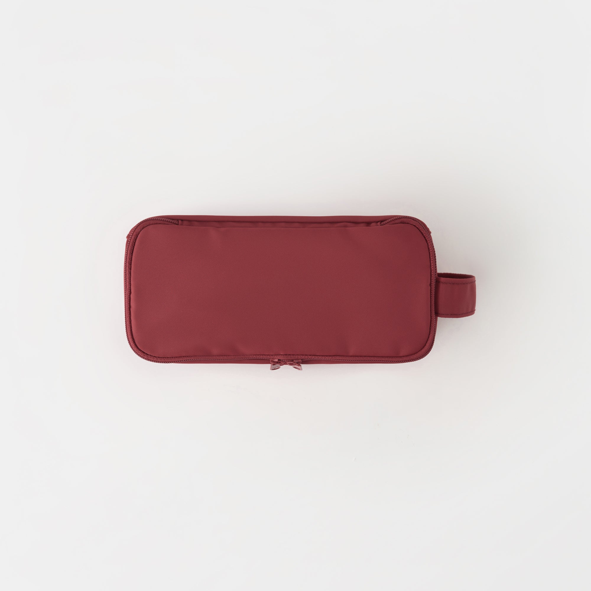 Nylon Pen Case with Window - Red