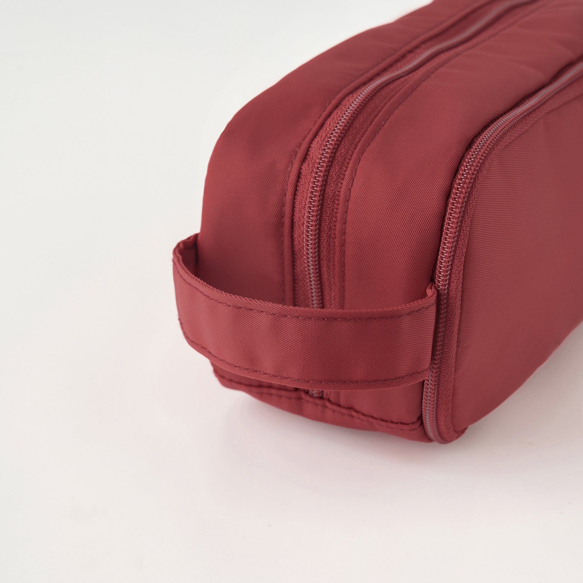 Nylon Pen Case with Window - Red