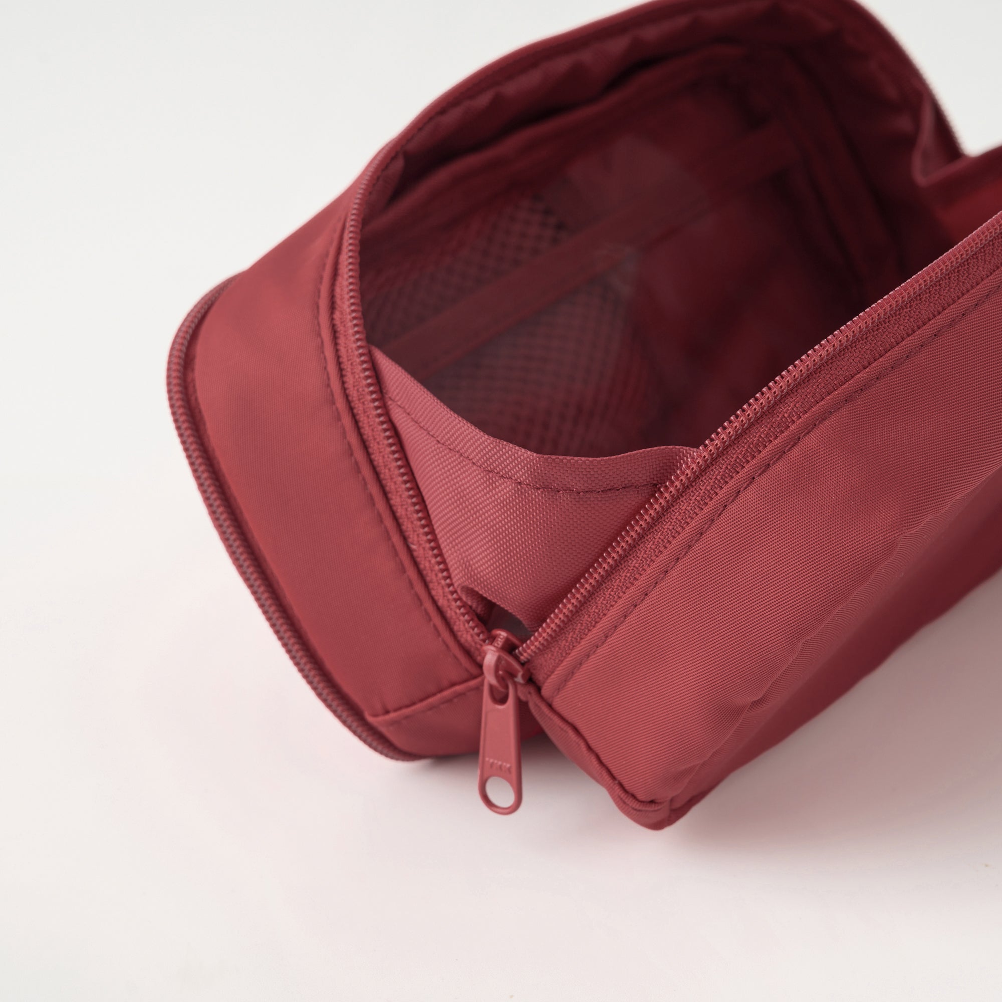 Nylon Pen Case with Window - Red