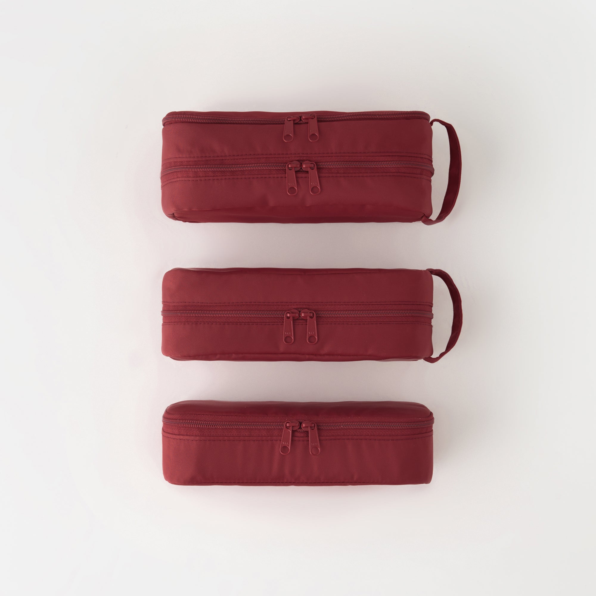 Nylon Pen Case with Window - Red