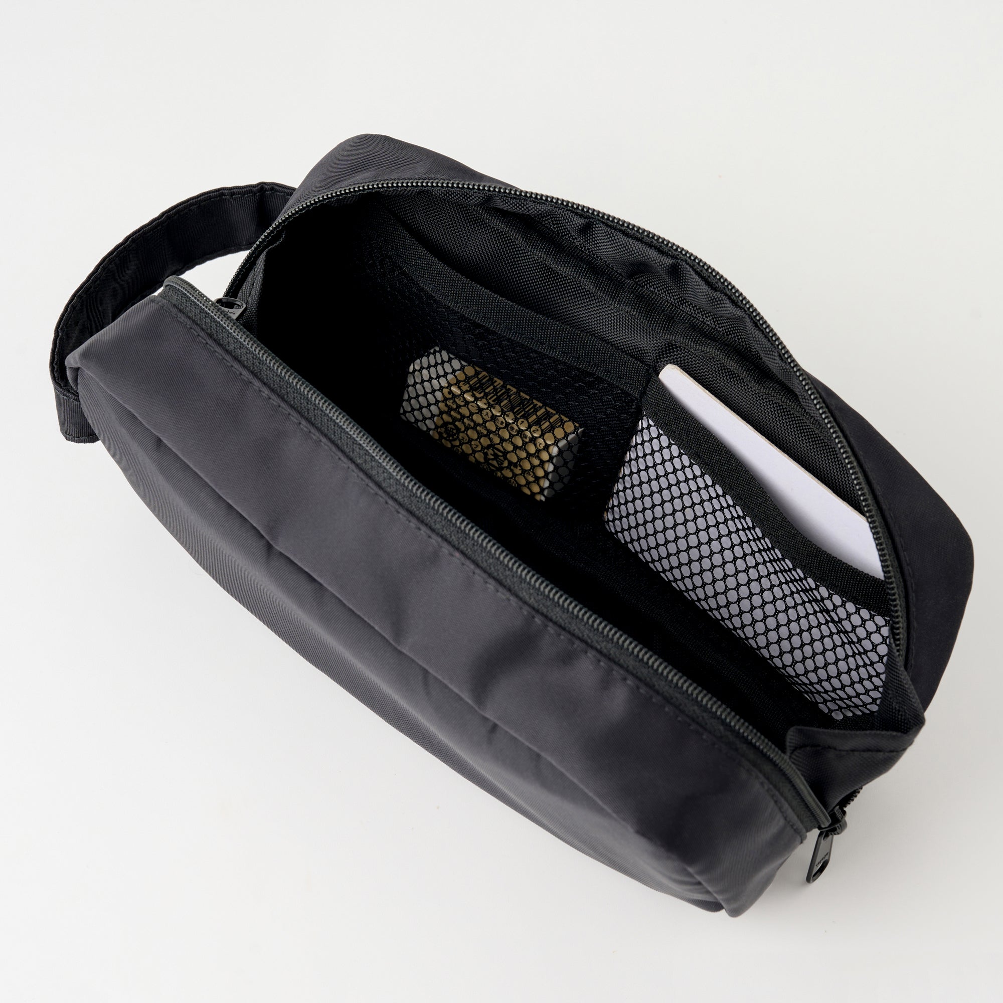 Nylon Pen Case with Handle - Black