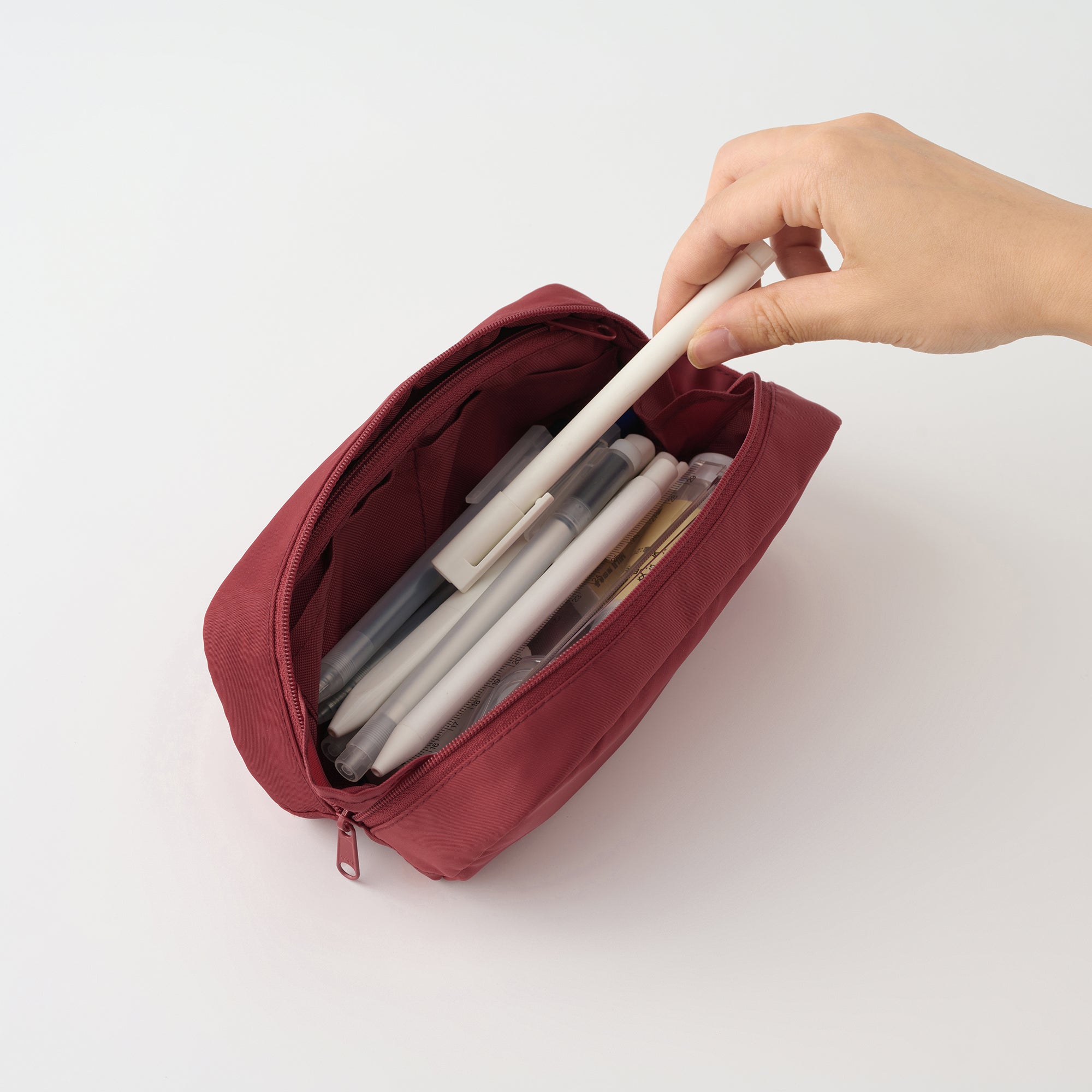 Nylon Pen Case with Handle - Black